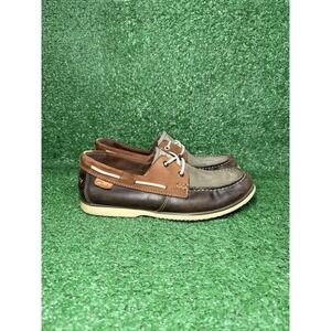 Clarks Mens Size 8.5 Noonan Lace Brown Deck Boat Shoes Casual Comfort Sneakers